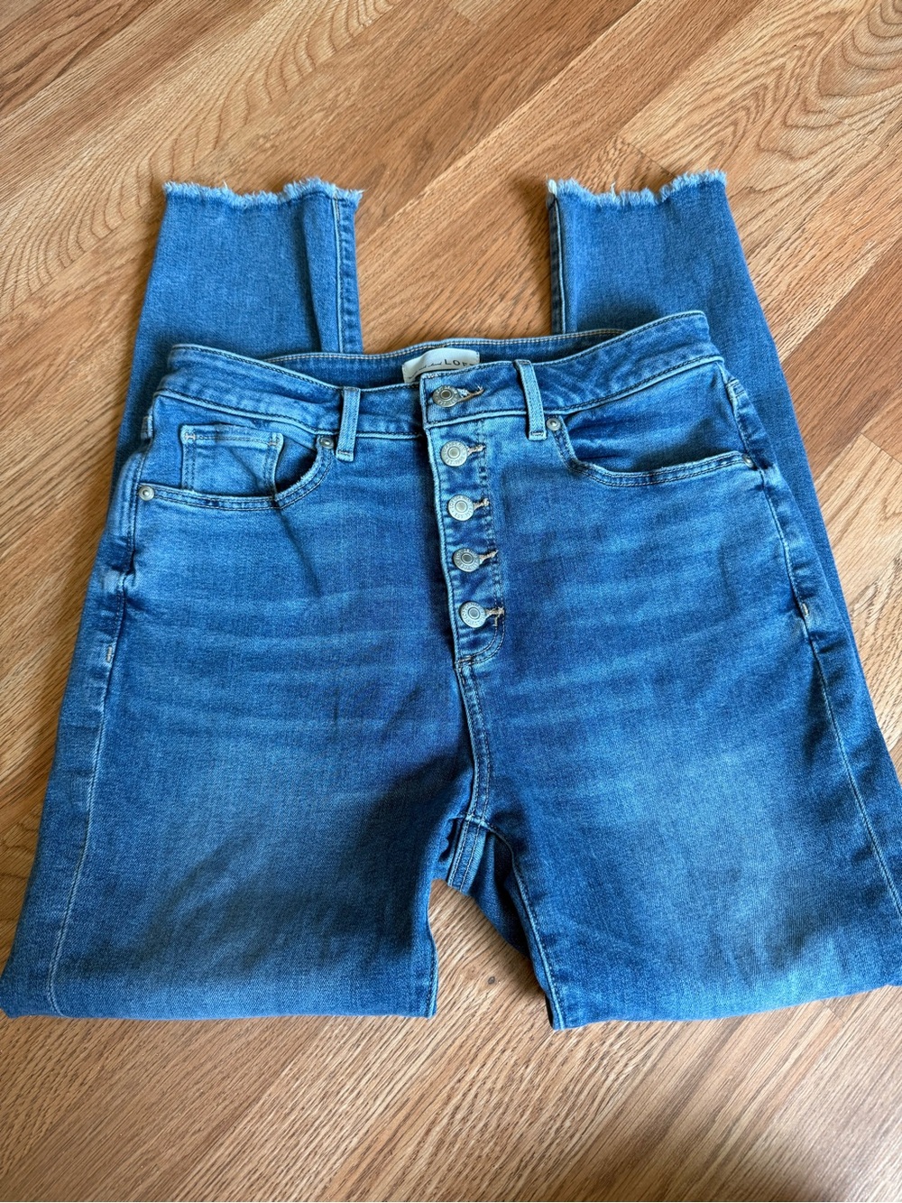 LOFT Button Fly Jeans Size 28/6
